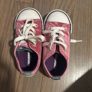 Converse Kids Sneakers in Pink and White